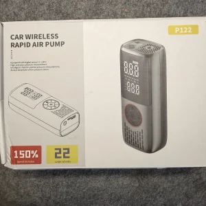 Cordless Tire Inflator Portable Air Pump- 2X Faster Inflation with LED Light