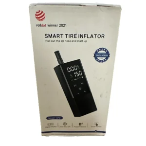 Tire Inflator - Portable Electric Digital Pump, 150 PSI, Touch Screen, LED Light